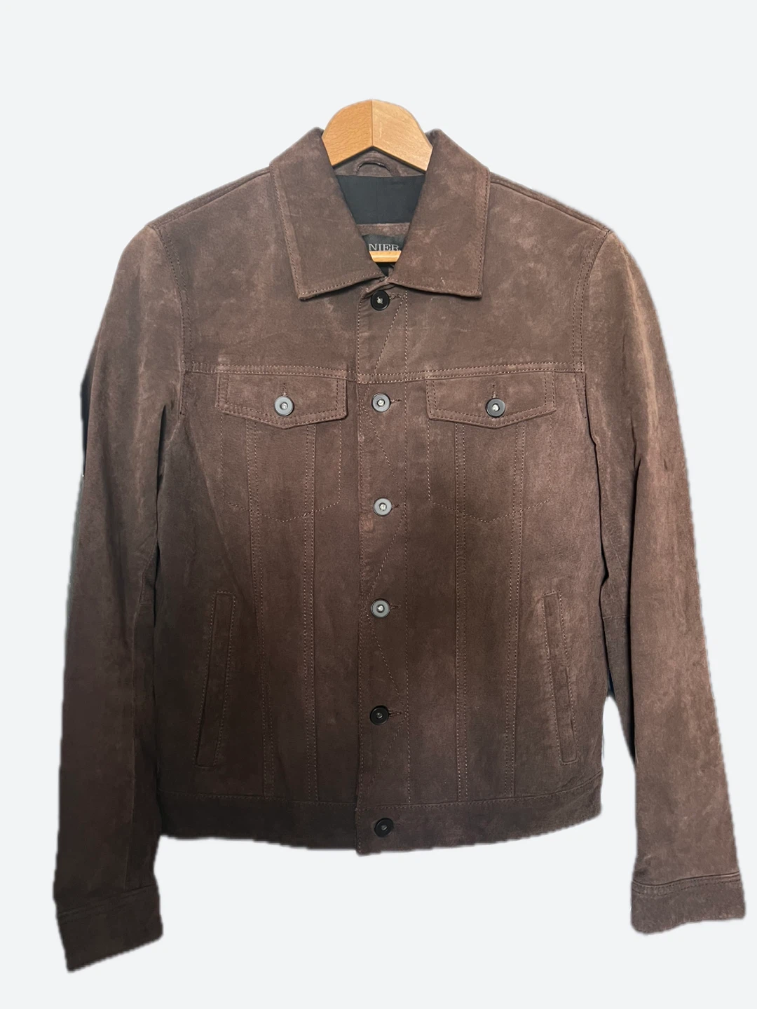 DANIER - Suede Trucker Jacket - Size SM
