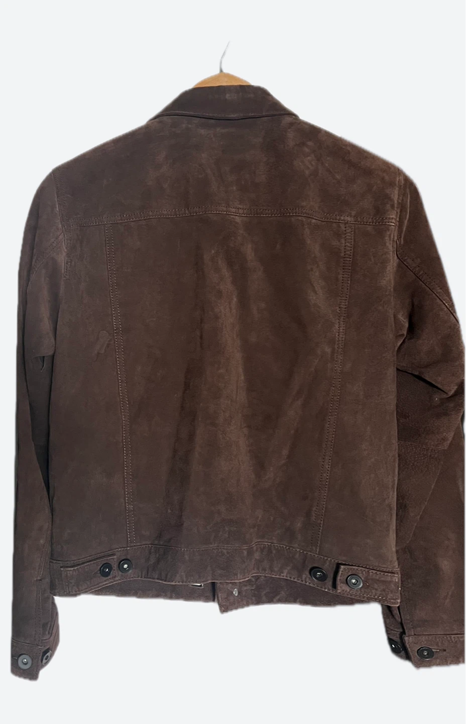 DANIER - Suede Trucker Jacket - Size SM - photo 4