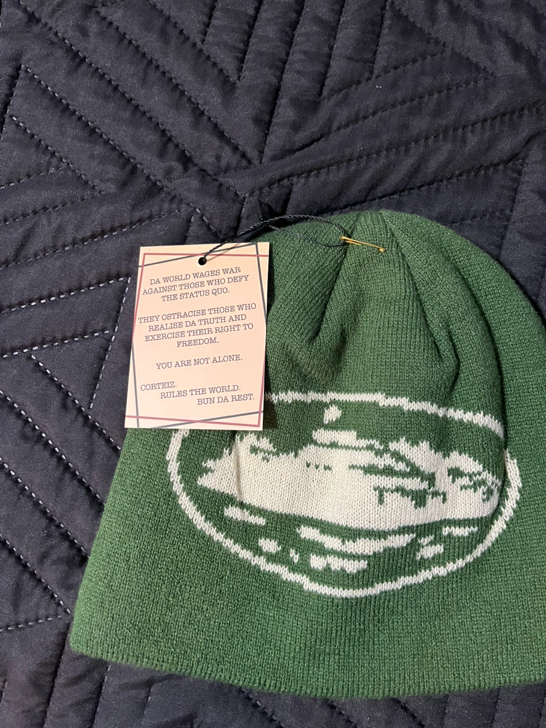Corteiz Beanie - Green - photo 2