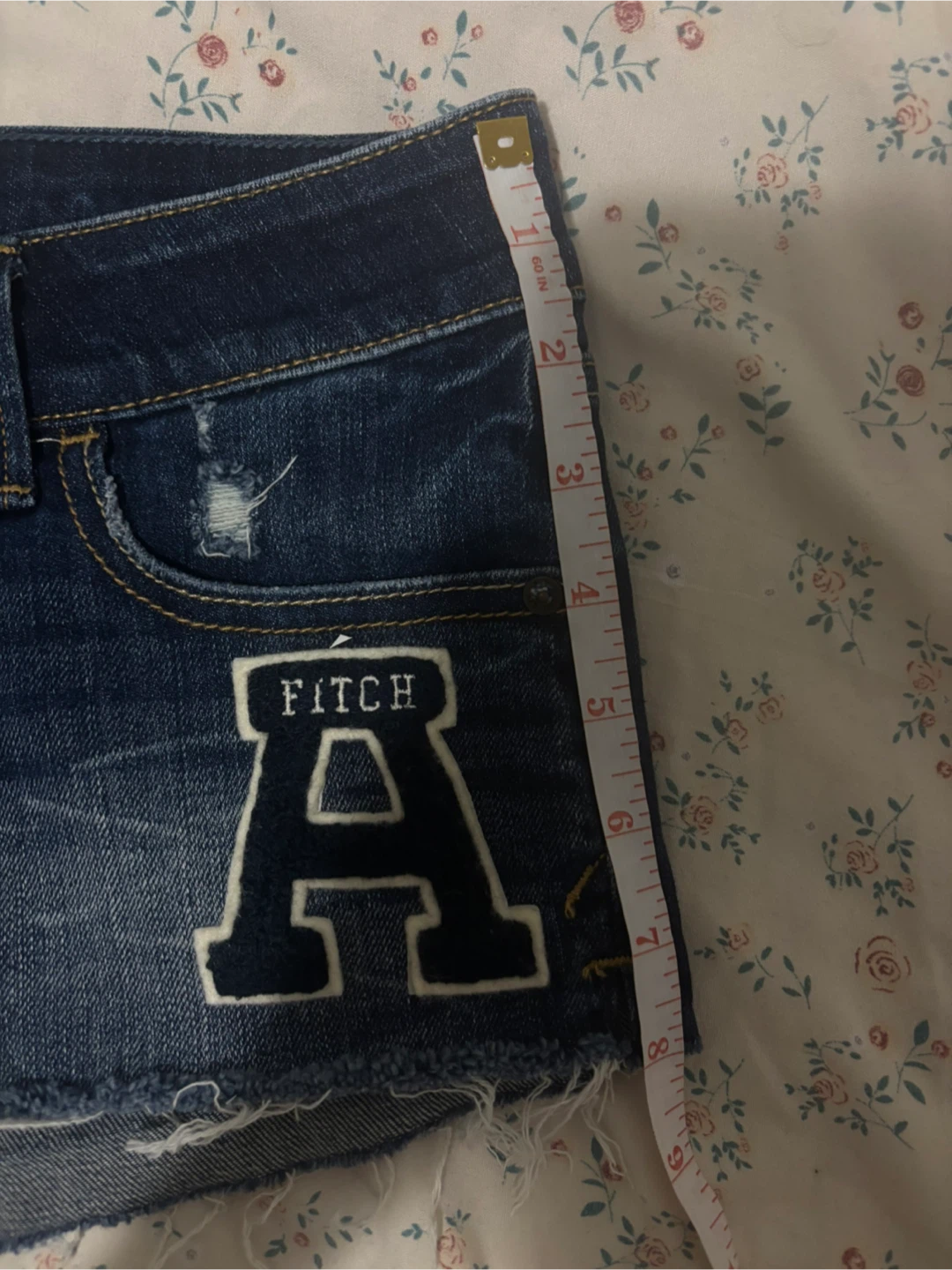 Low rise Abercrombie & Fitch Denim Shorts Size 26 - photo 2