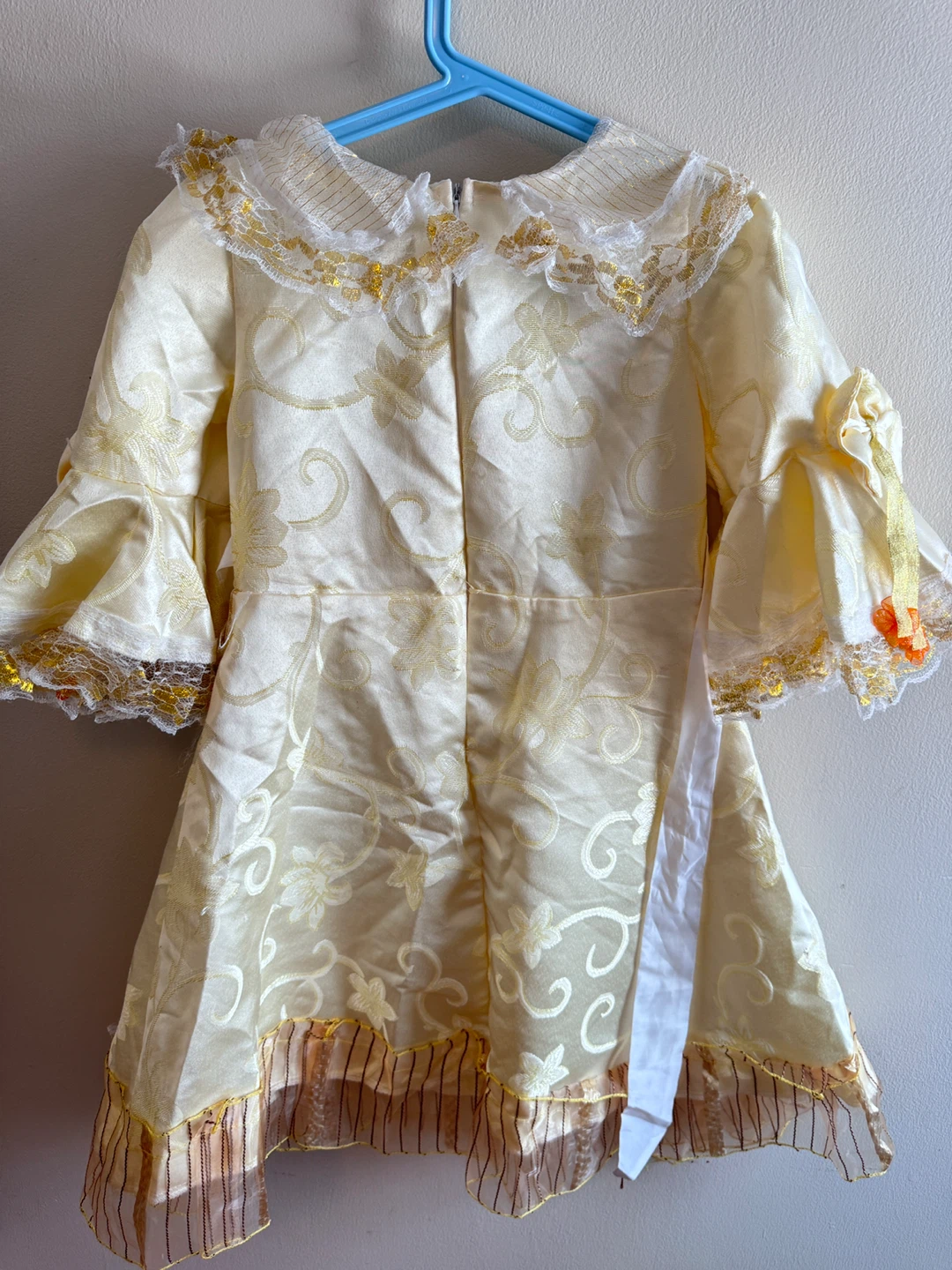 Cream and Gold Girls Dress Toddler size 6-7T - photo 4