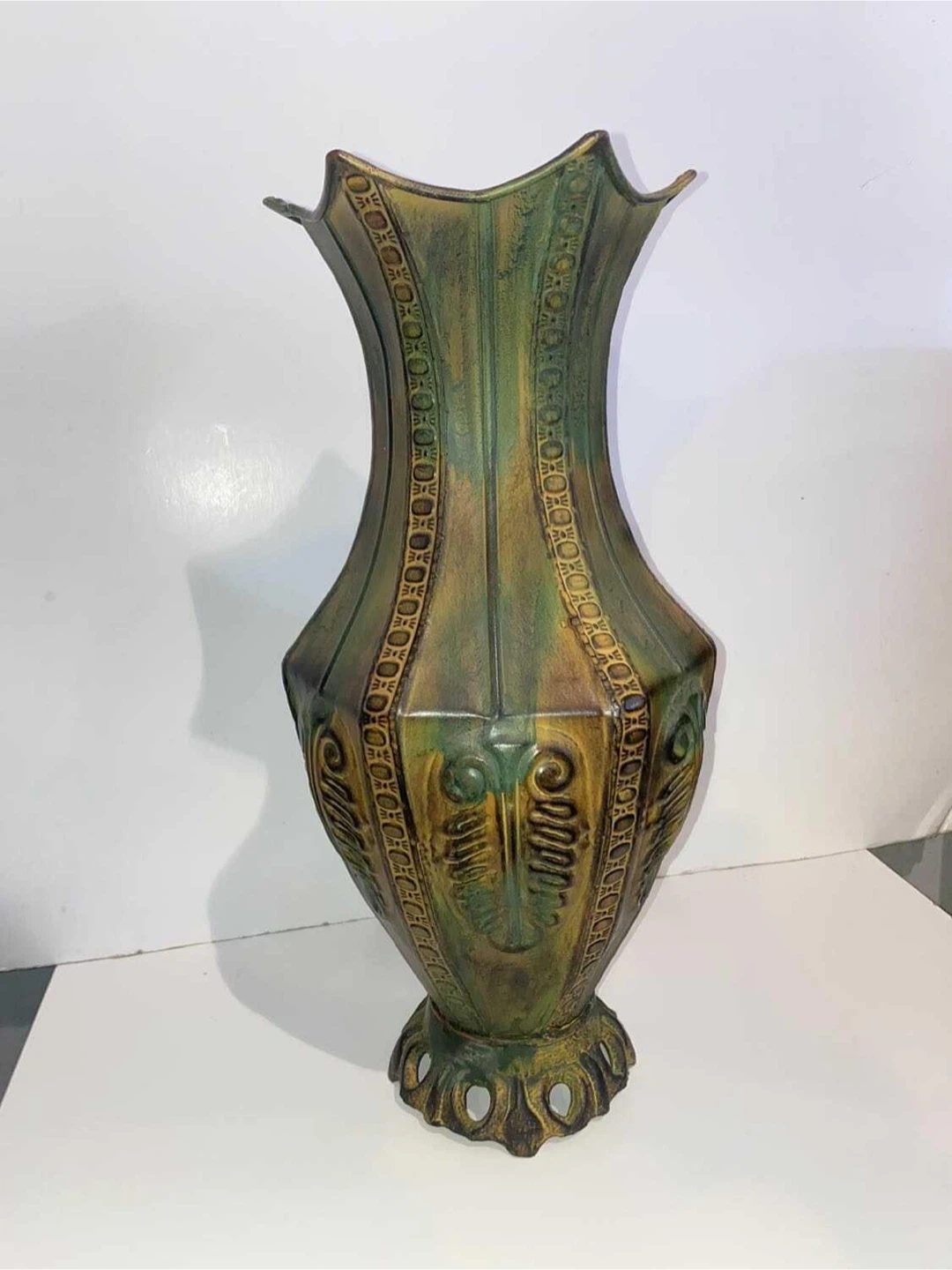 Tall Large Metal Vase