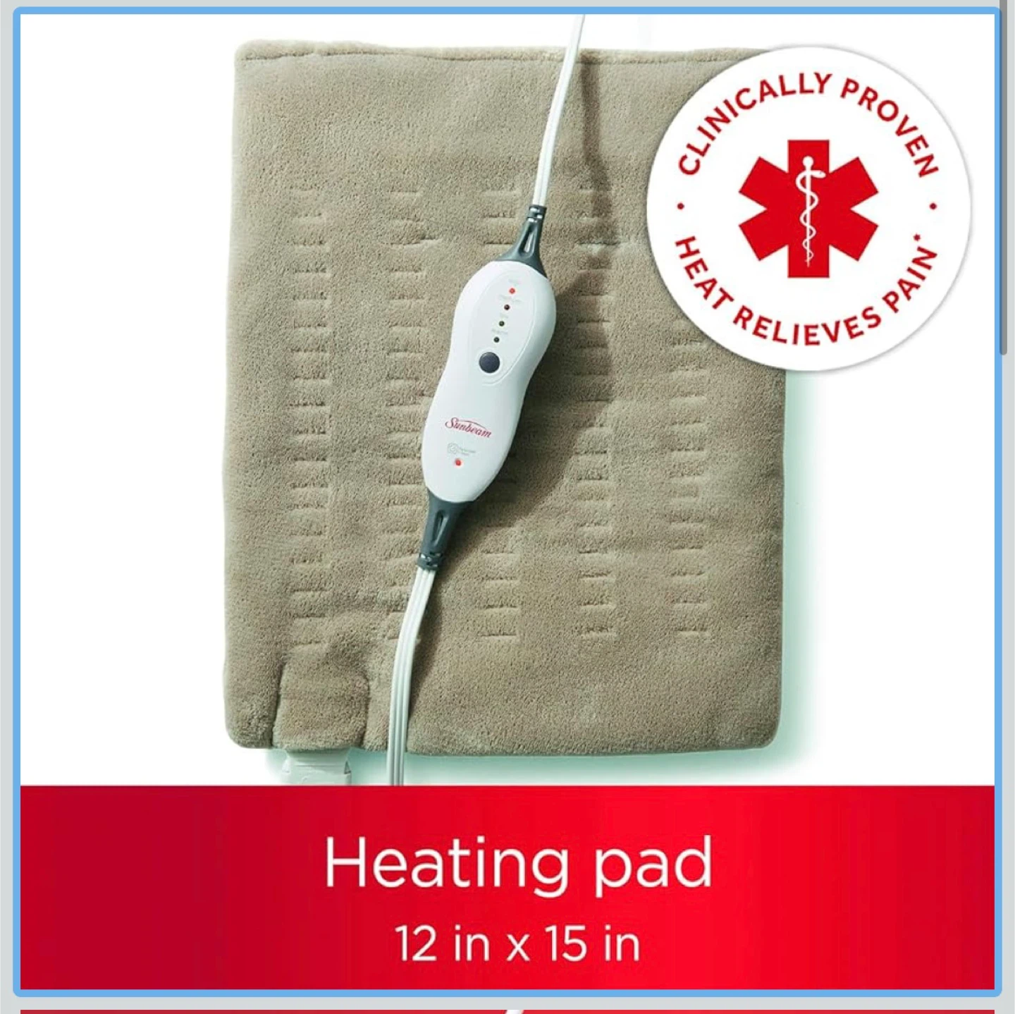 Sunbeam Heating Pad