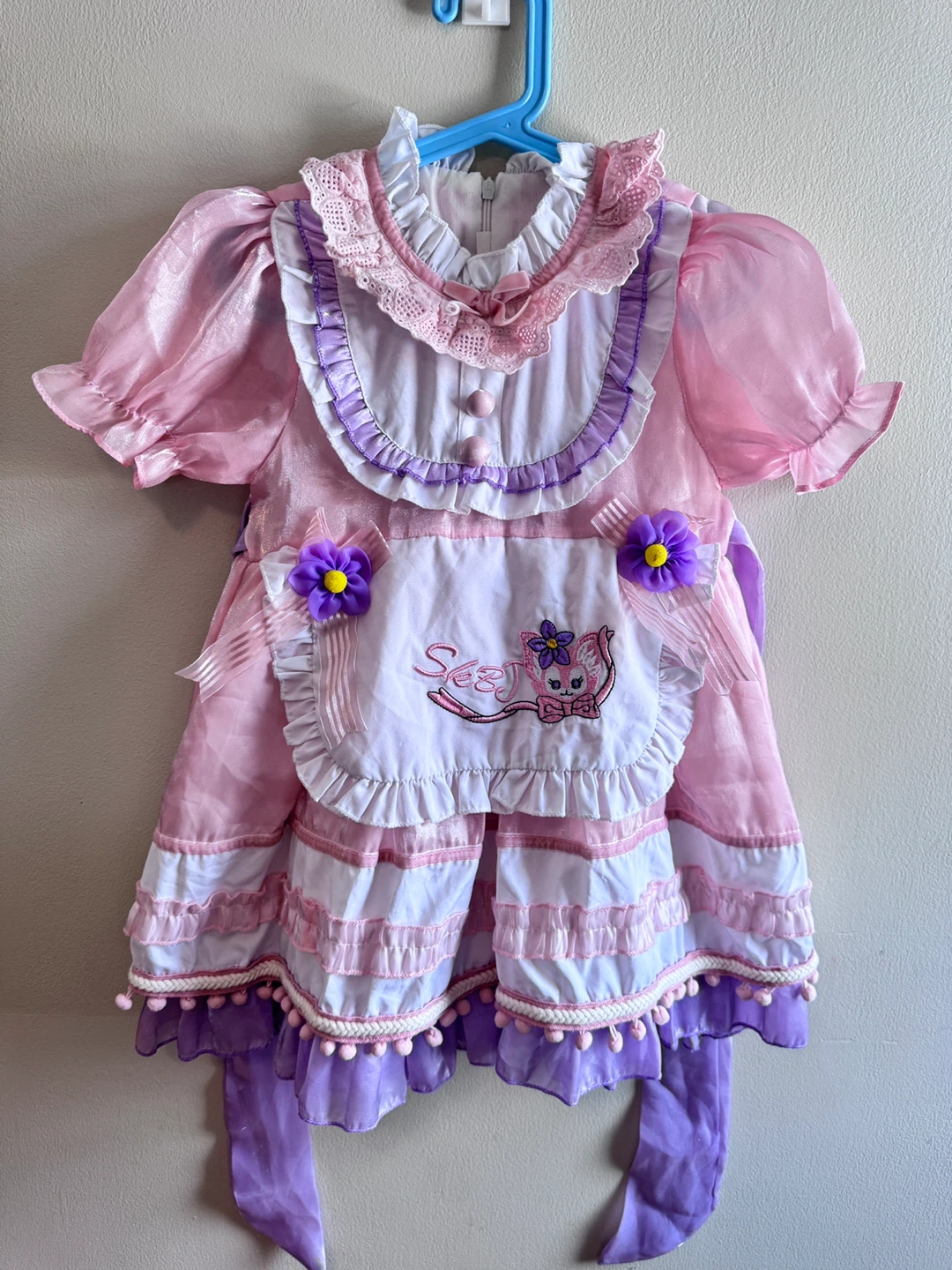 Pink Dress with Linabell Embroidery Toddler-size 5-6T