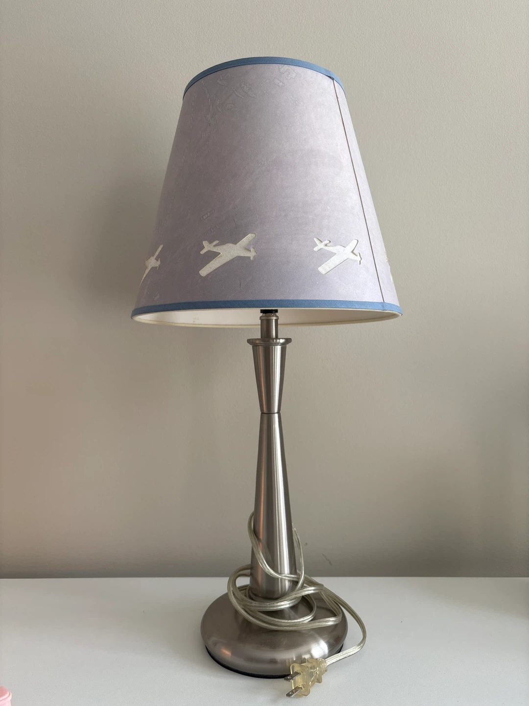 Pottery barn Lamp with Airplane Design