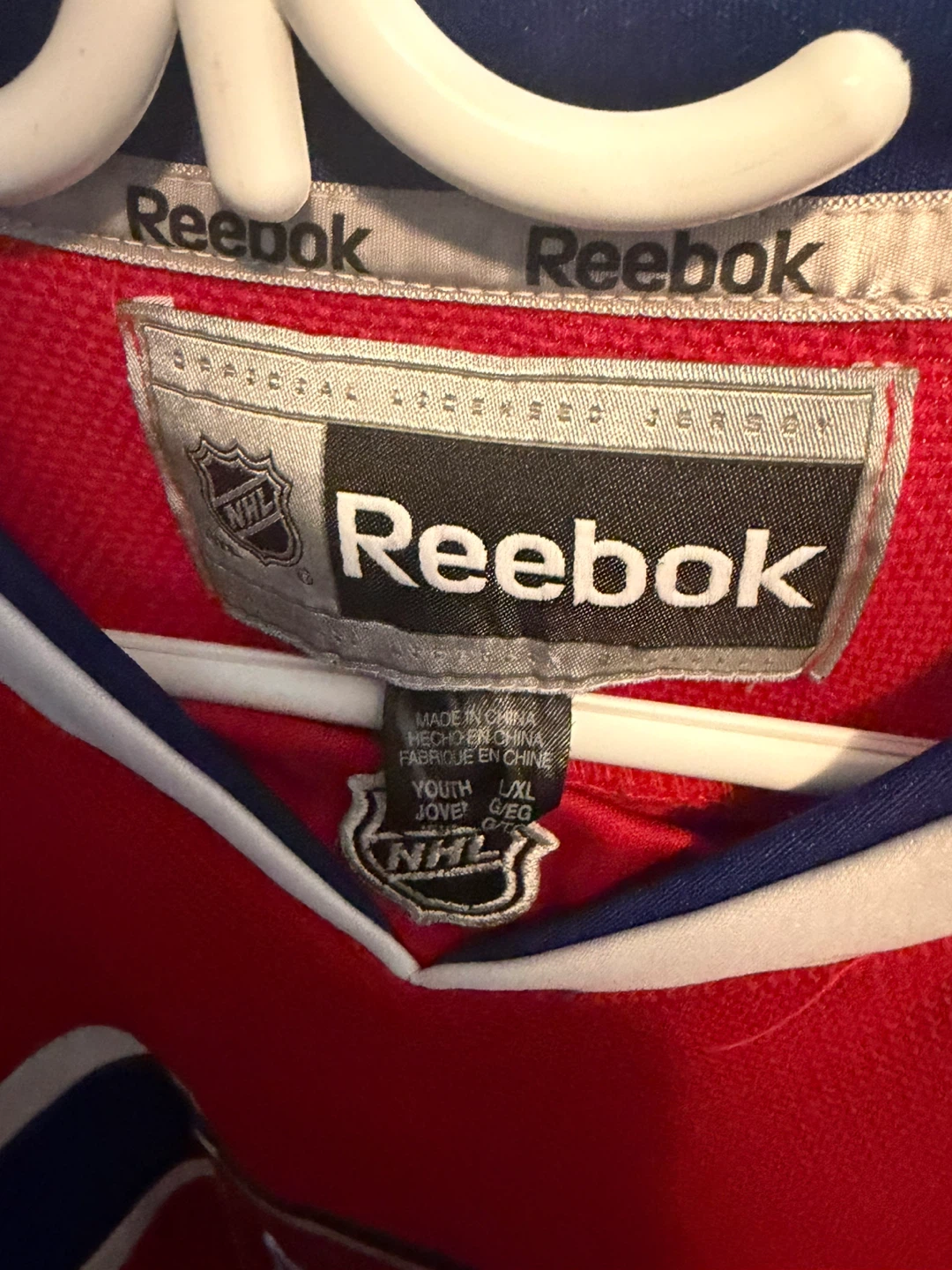 Reebok Montreal Canadiens Hockey Jersey - Youth L/XL - photo 2