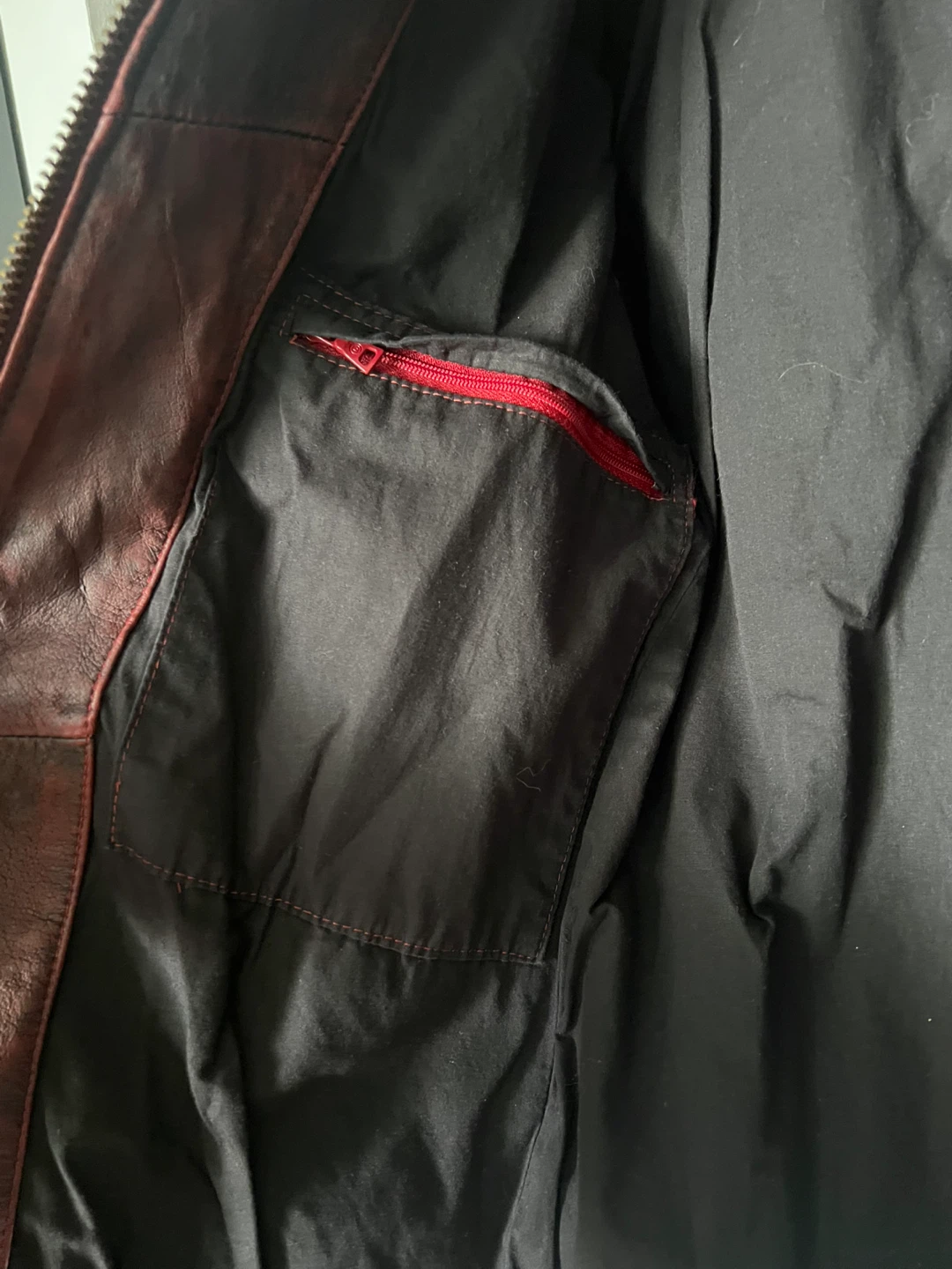 DANIER - Leather Motorcycle Jacket - Size XS - photo 5