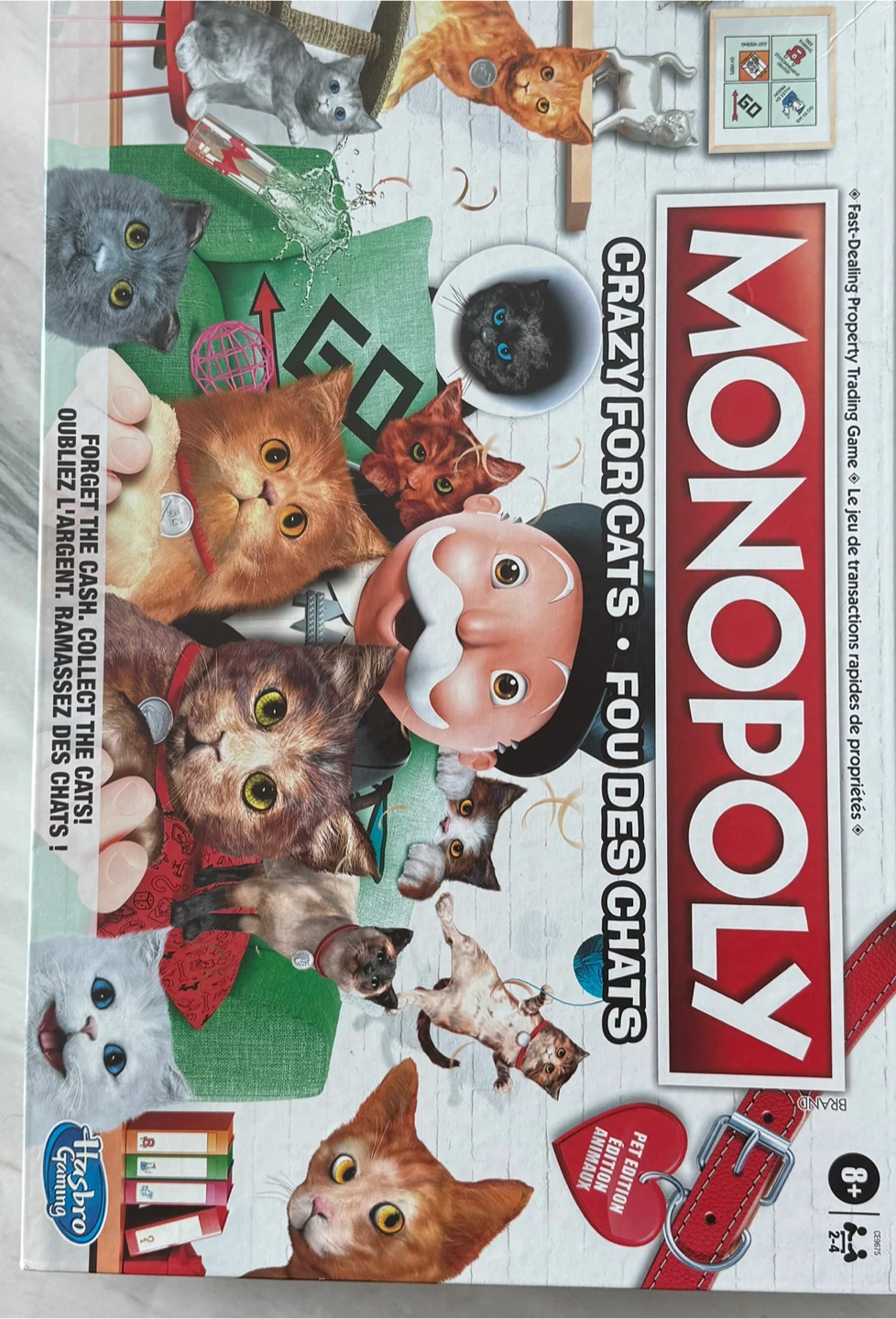 Monopoly Crazy for Cats Board Game