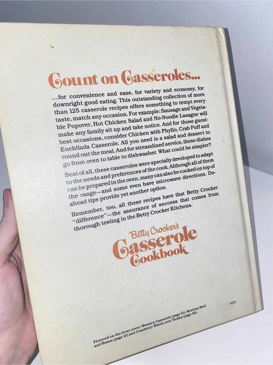 Betty Crocker's Casserole cookbook - photo 2