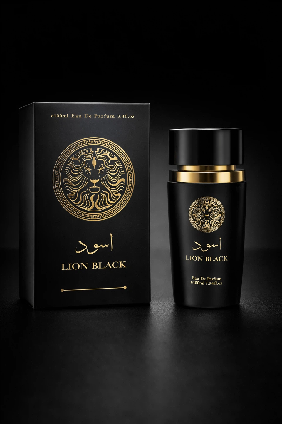 Lion Black Eau De Parfum 100ml 3.4 Fl. Oz