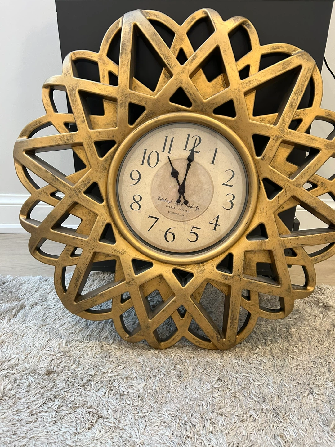 Edinburgh Crystal Co. Wall Clock - Gold - photo 2