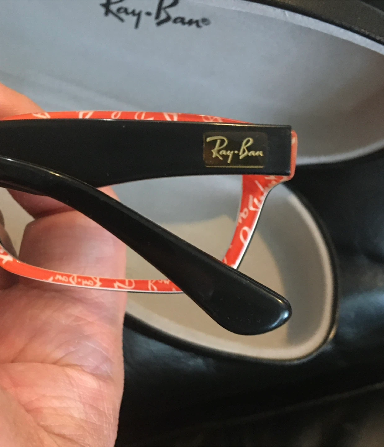 Ray-Ban Eyeglasses RB 6206 2479 54-18-145 Black/Orange - photo 2