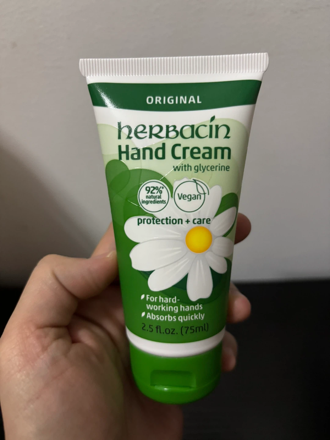 Herbacin Hand Cream Original with Glycerine - 75ml