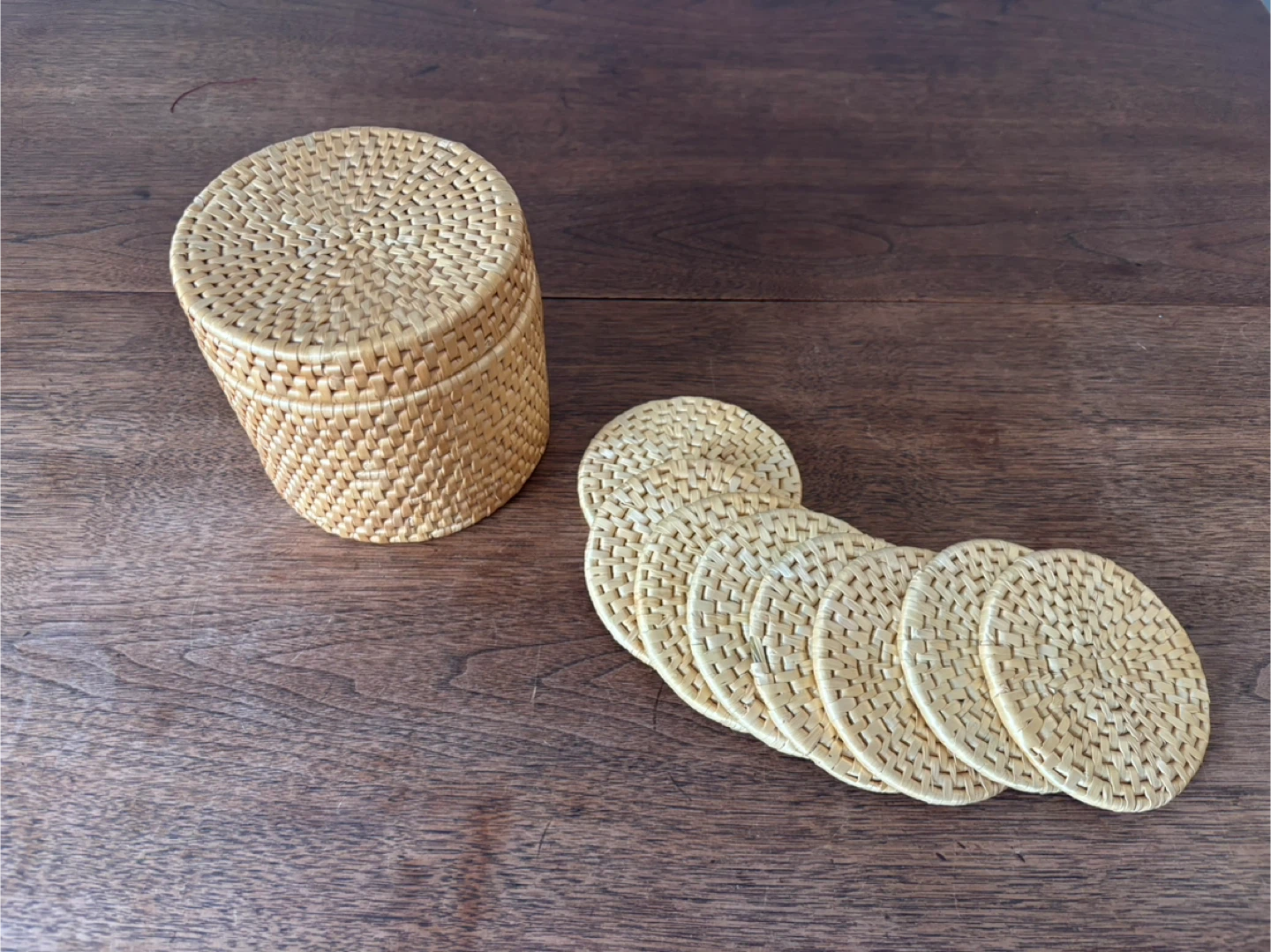 Woven Coaster Set of 8
