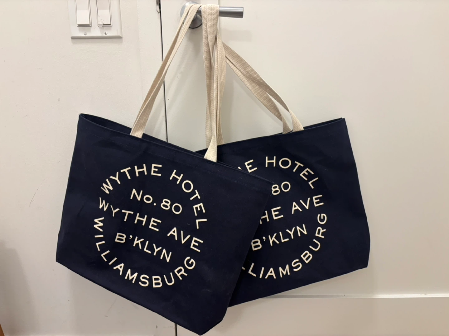 2 Wythe Hotel Williamsburg canvas Tote Bag