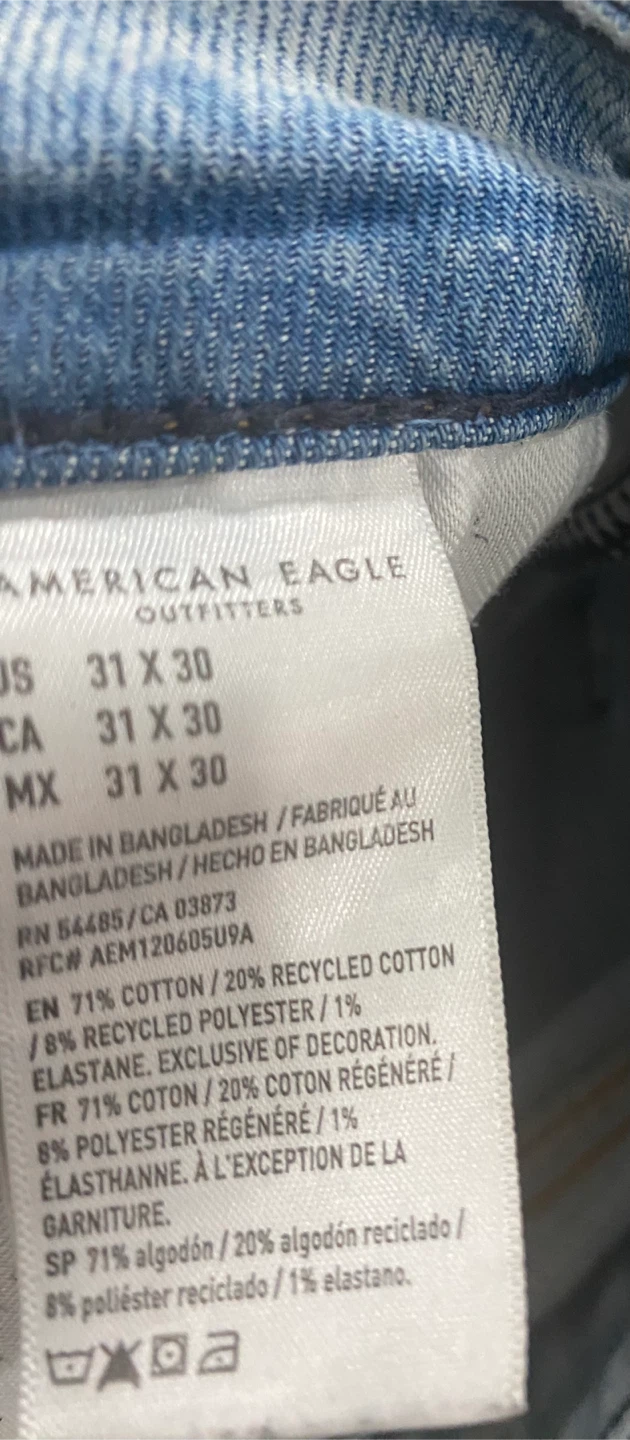 American Eagle Outfitters Distressed Jeans Size 31x30 - photo 4