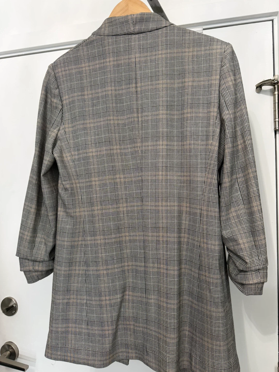 NWT Babaton Plaid Blazer Size 6 - photo 2