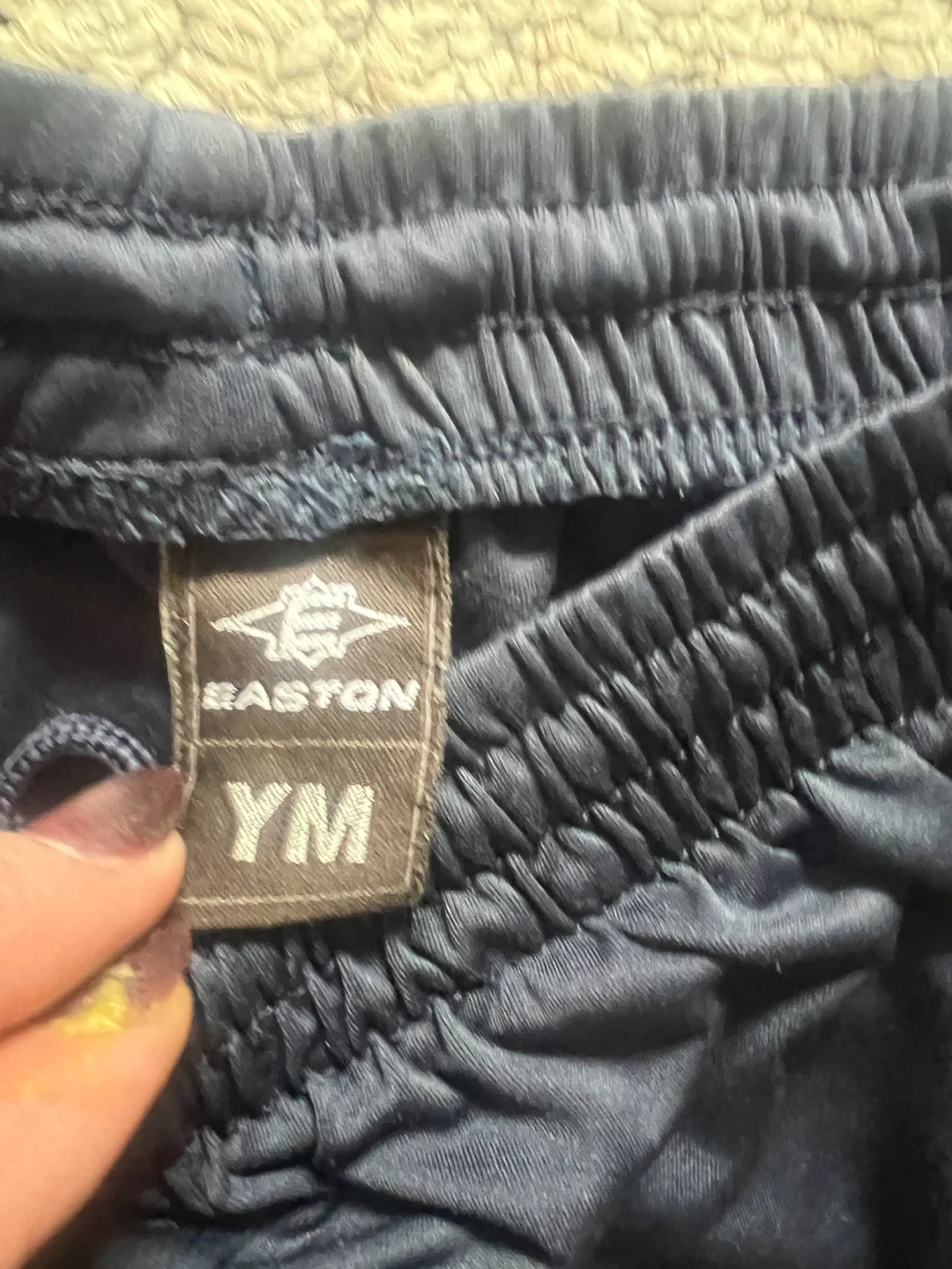 Easton Youth Medium Navy Athletic Shorts - photo 2