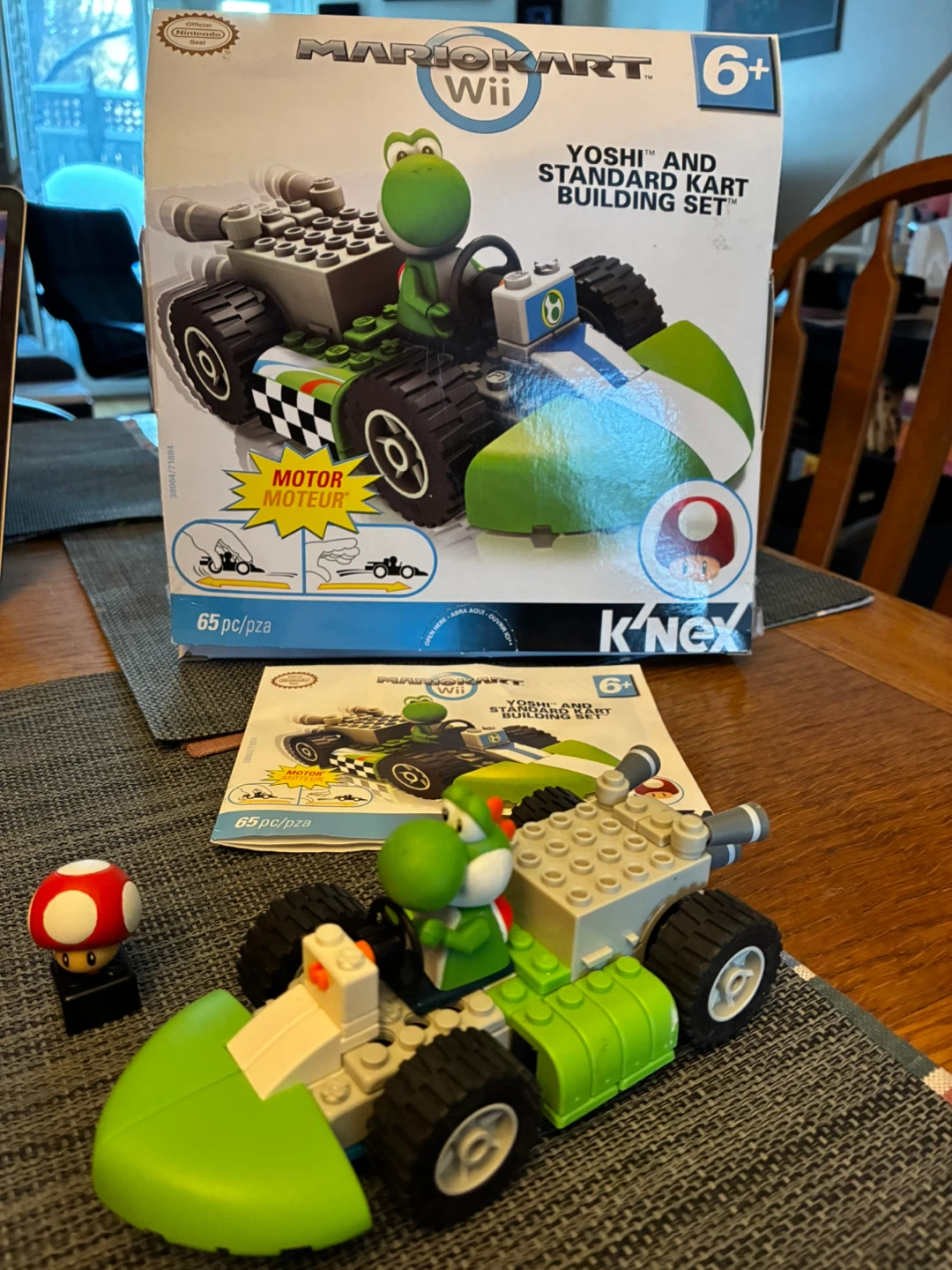 K'Nex Mario Kart Wii Yoshi Kart Building Set