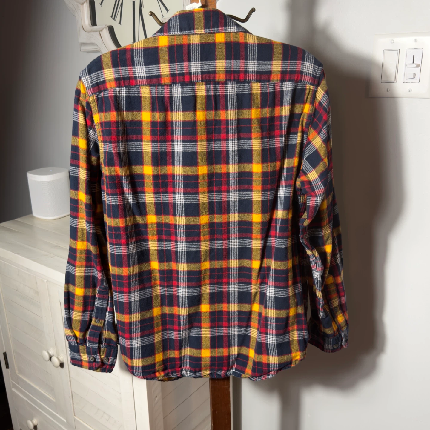 Goodfellow & Co Plaid Flannel Button-Up Shirt Size M 100% Cotton - photo 3