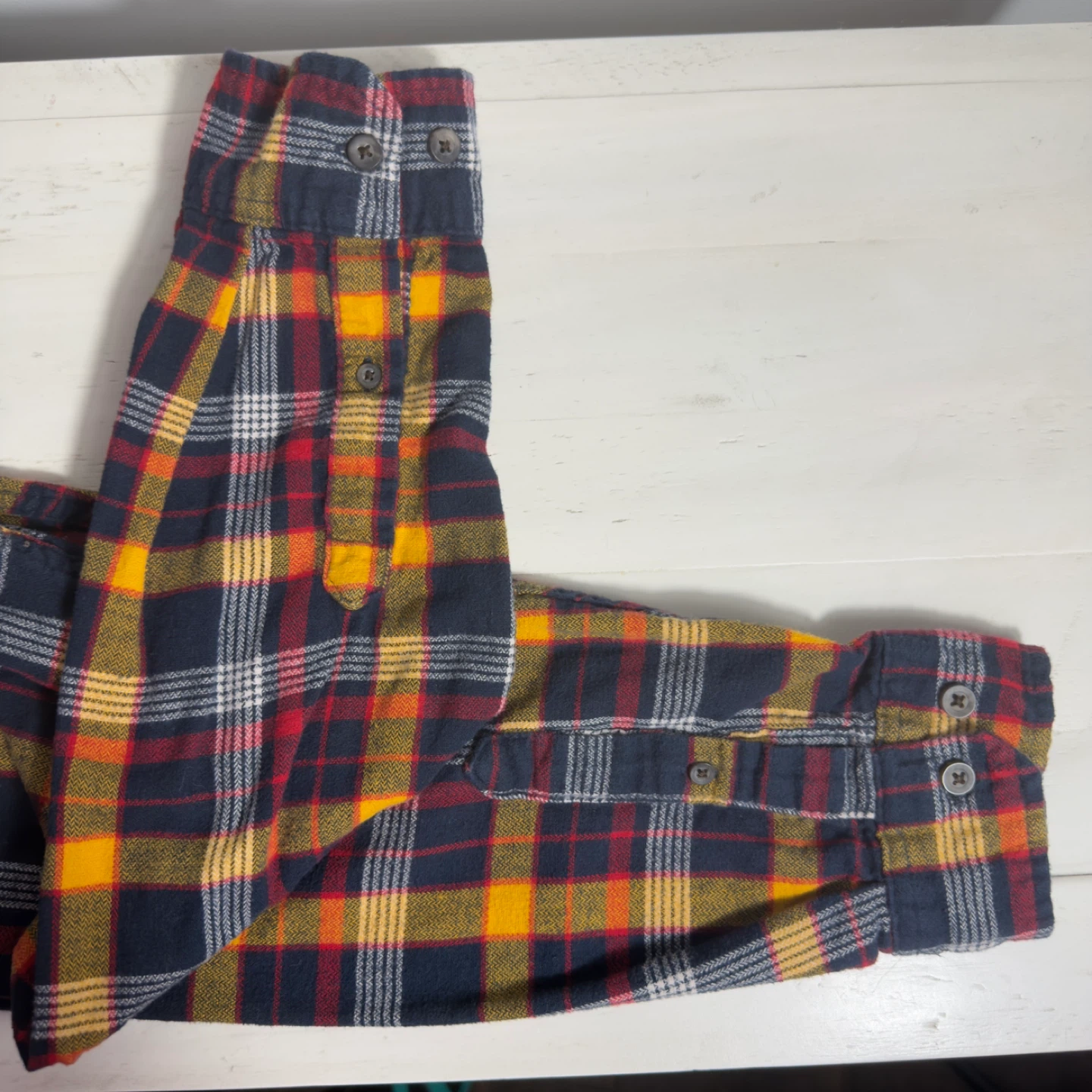Goodfellow & Co Plaid Flannel Button-Up Shirt Size M 100% Cotton - photo 5