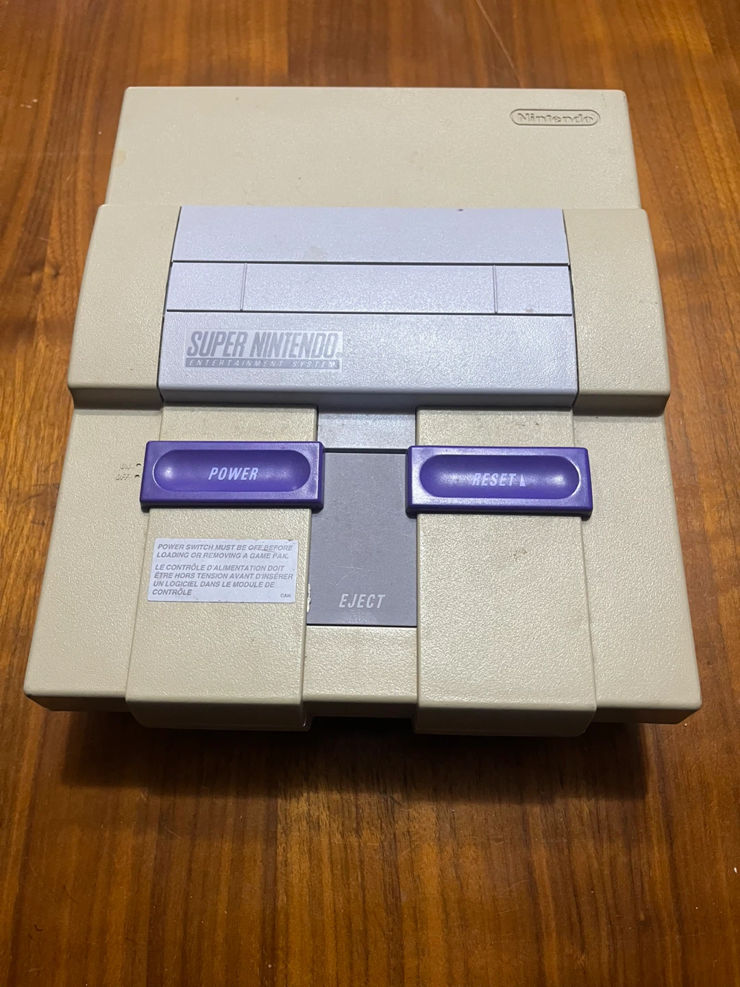Super Nintendo (SNES) Console