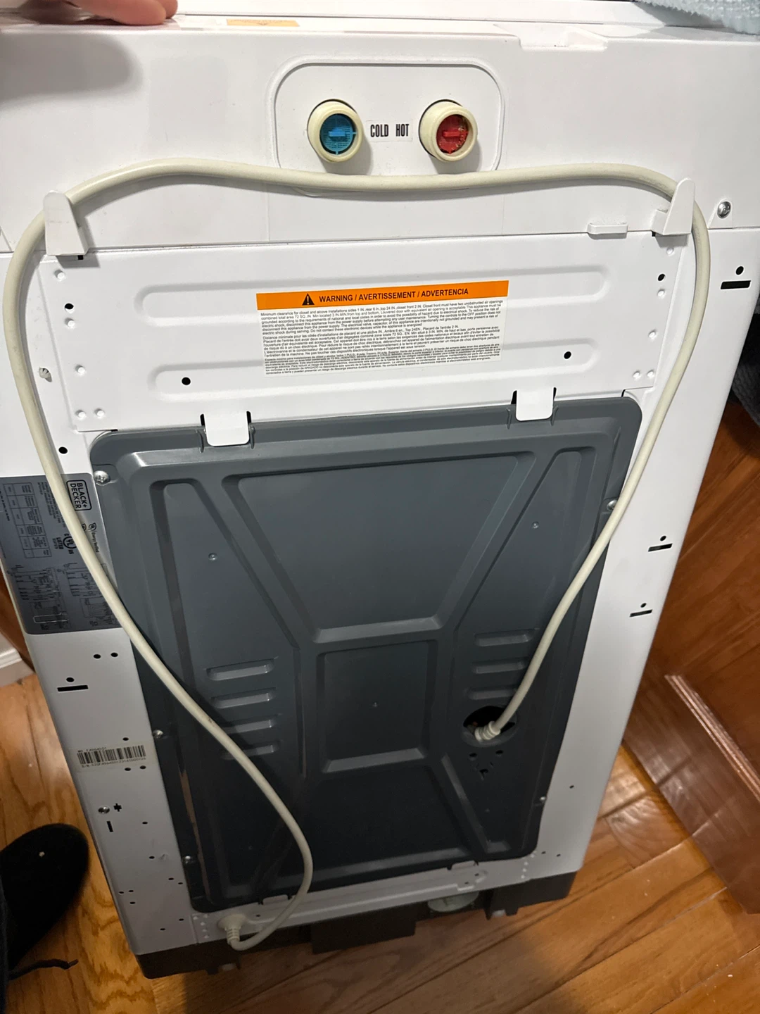 BLACK+DECKER 1.7 cu. ft. Portable Washer BPWM16W - photo 2