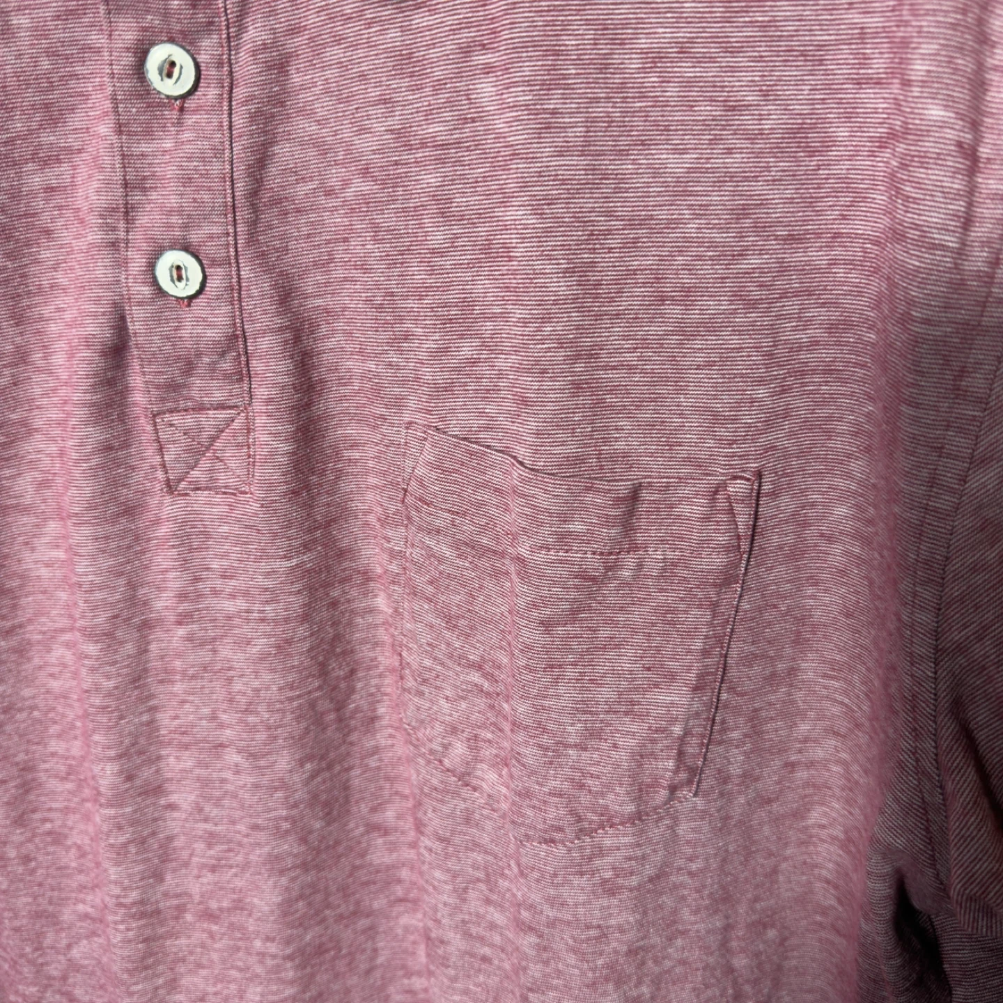 Weatherproof Vintage Polo Shirt - Red Heather - Size XL - photo 4