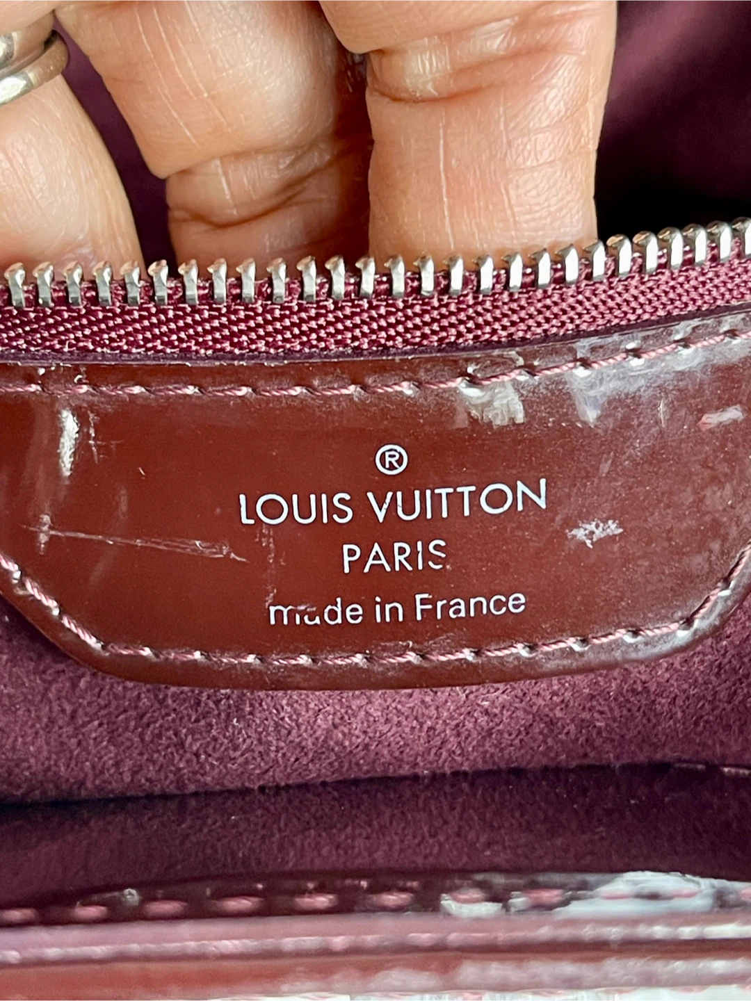 Louis Vuitton Epi Patent Leather Bag - photo 3