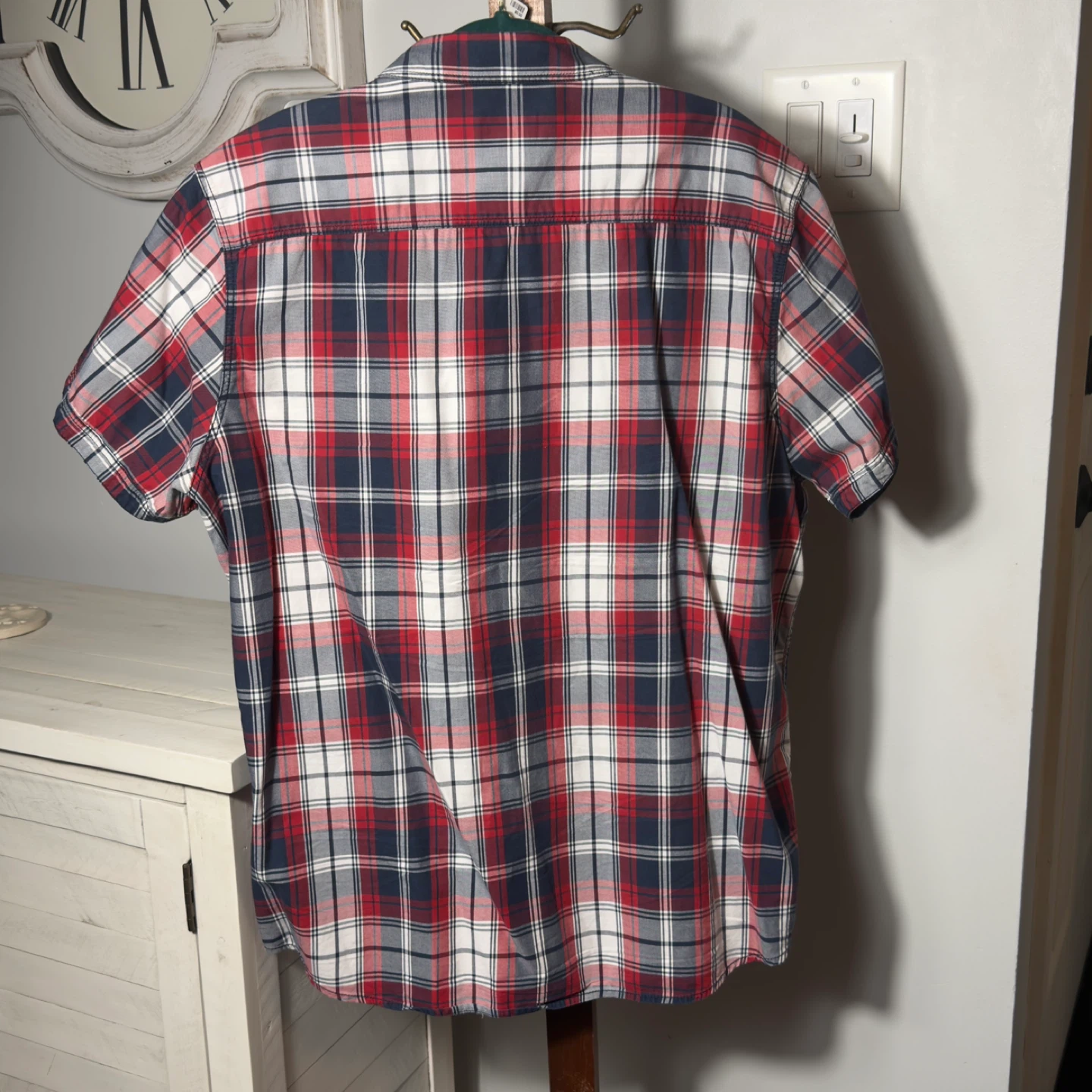 INC International Concepts Men's Plaid Short Sleeve Shirt - XL - photo 2