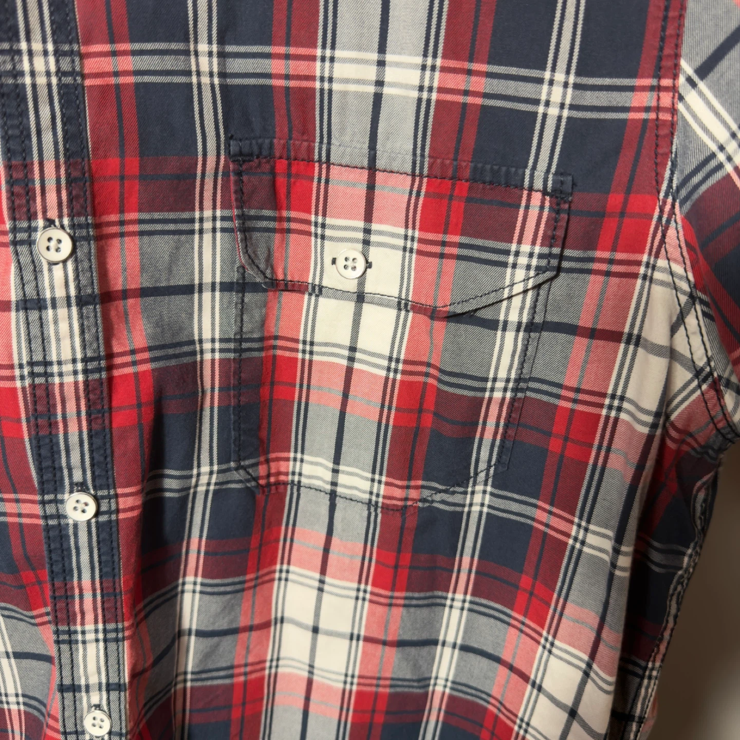 INC International Concepts Men's Plaid Short Sleeve Shirt - XL - photo 3