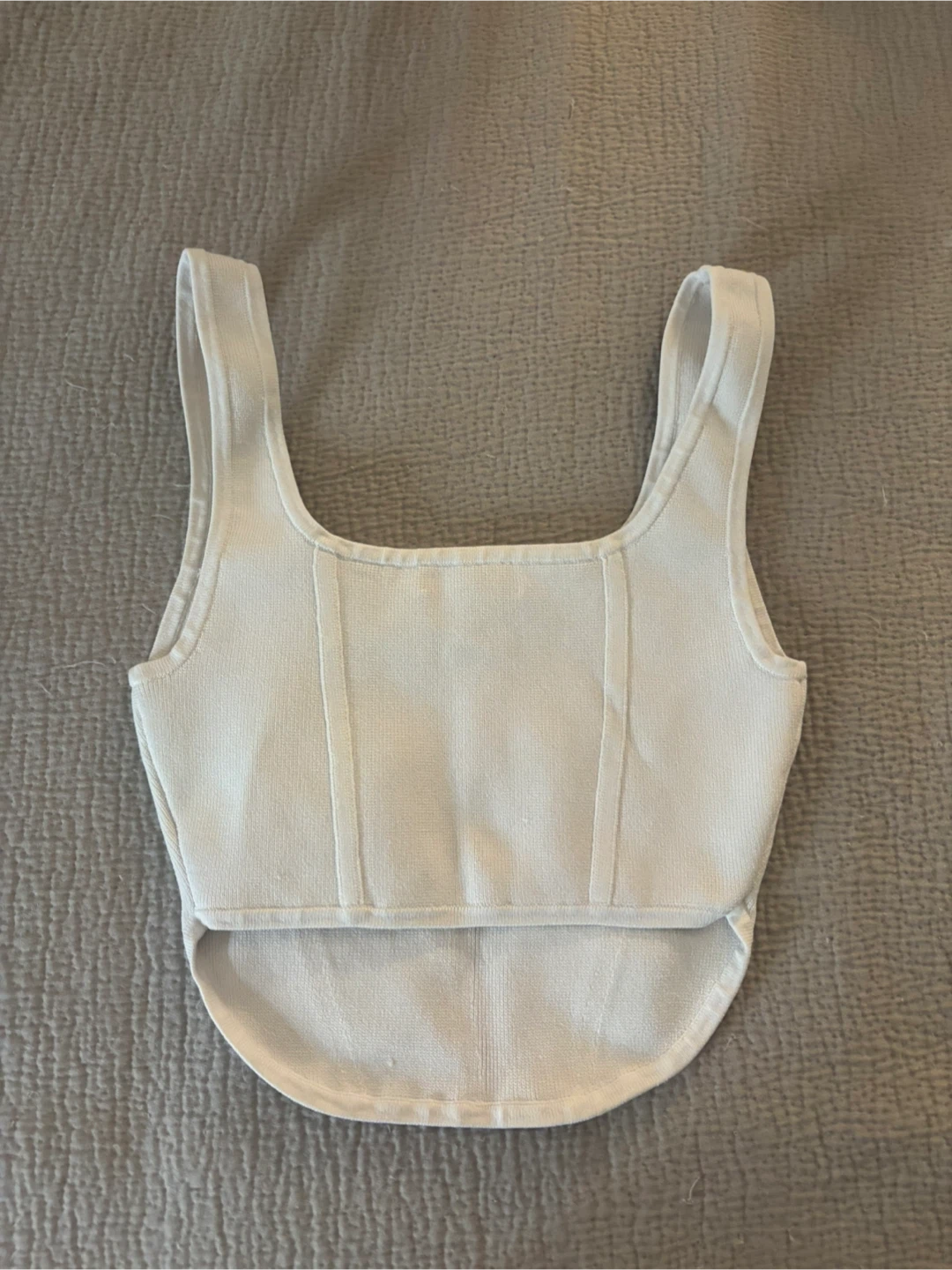 BABATON White Corset Tank Top - XS - photo 3