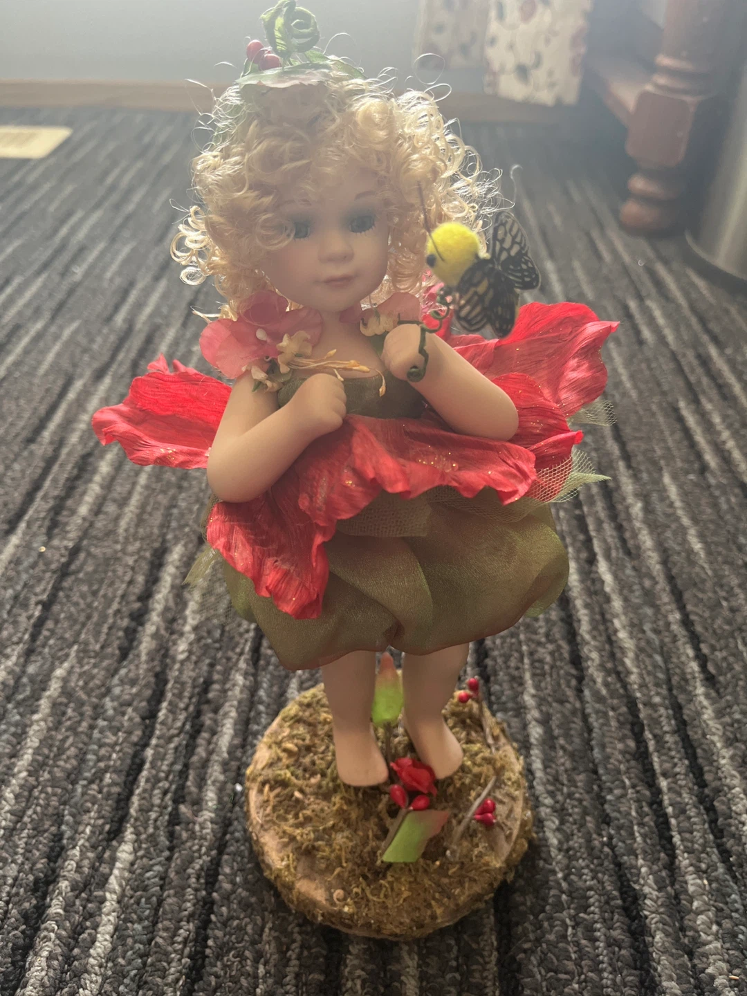 Fairy Figurine with Bee