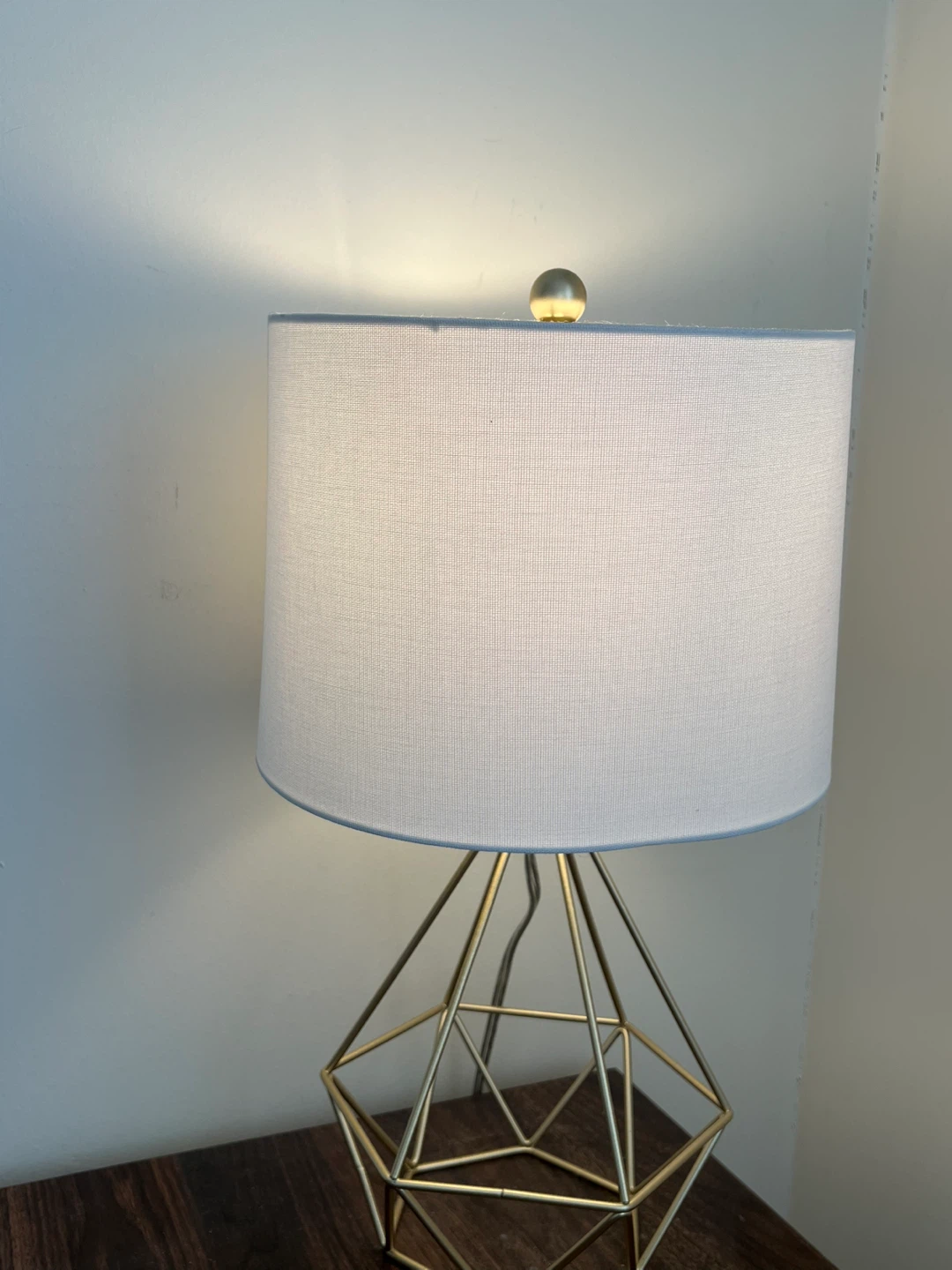 Gold Geometric Table Lamp - photo 2