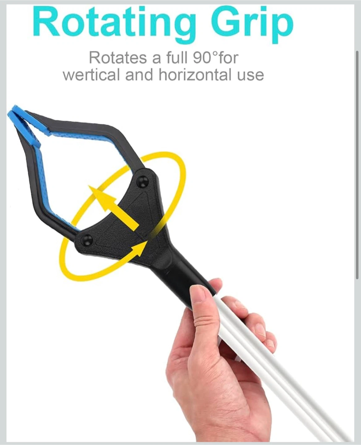 Grabber Reacher Tool, 32" Grabbers for Elderly, Lightweight Extr - photo 3
