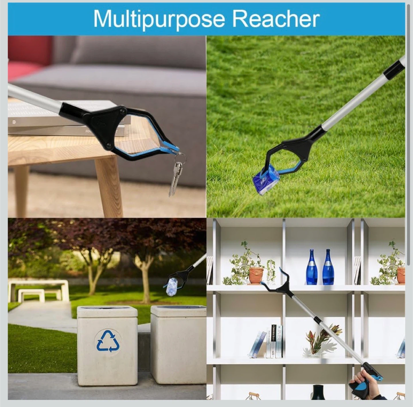 Grabber Reacher Tool, 32" Grabbers for Elderly, Lightweight Extr - photo 2