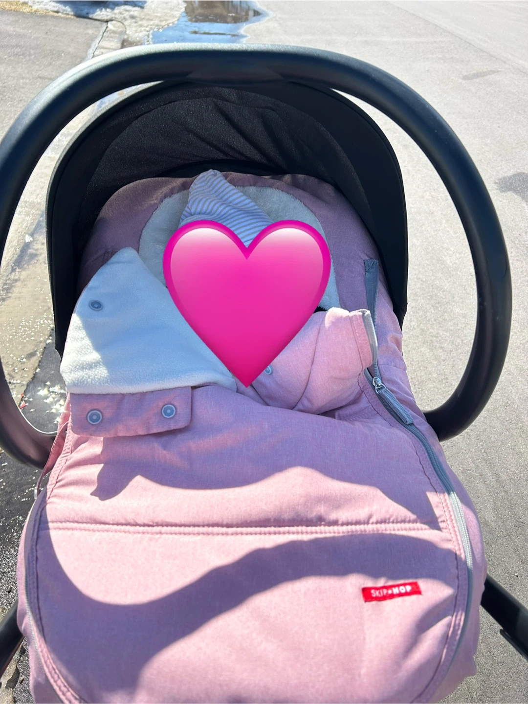 Skip Hop Pram Footmuff - Pink