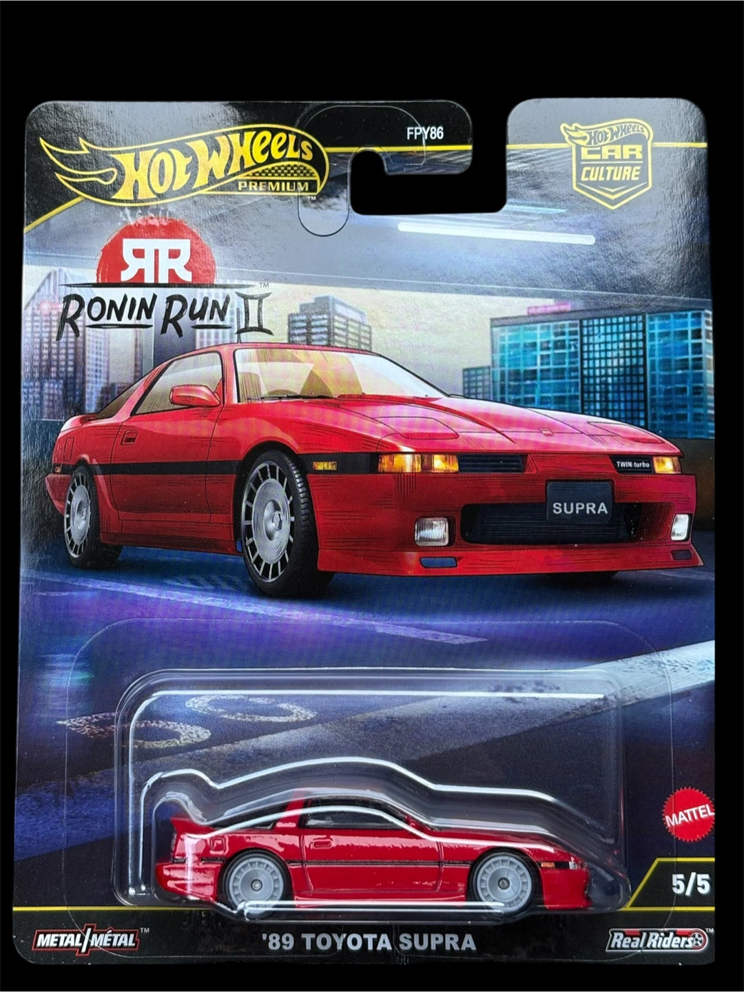 Hot Wheels Premium '89 Toyota Supra - Ronin Run II
