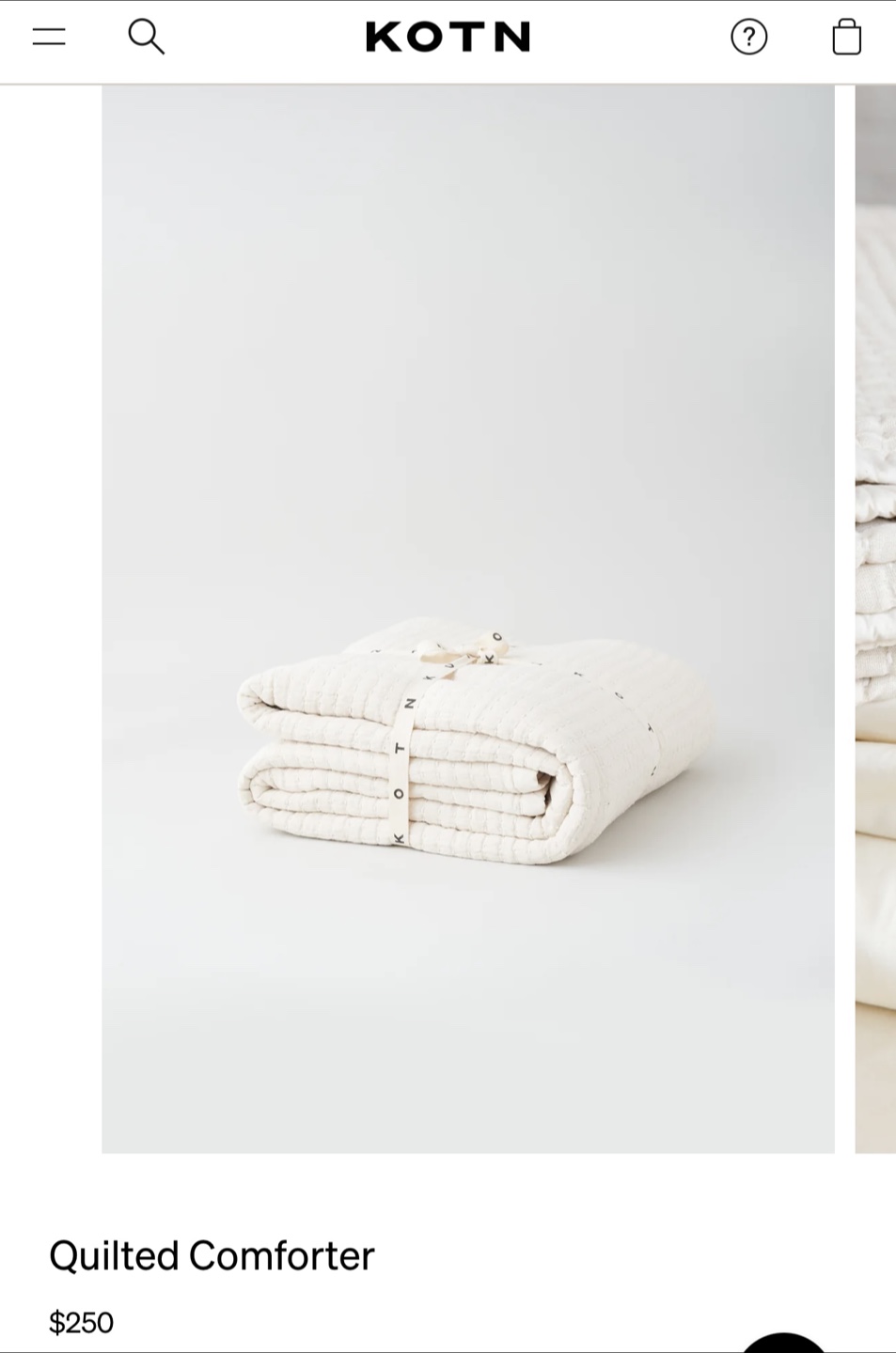 Kotn Quilted Comforter