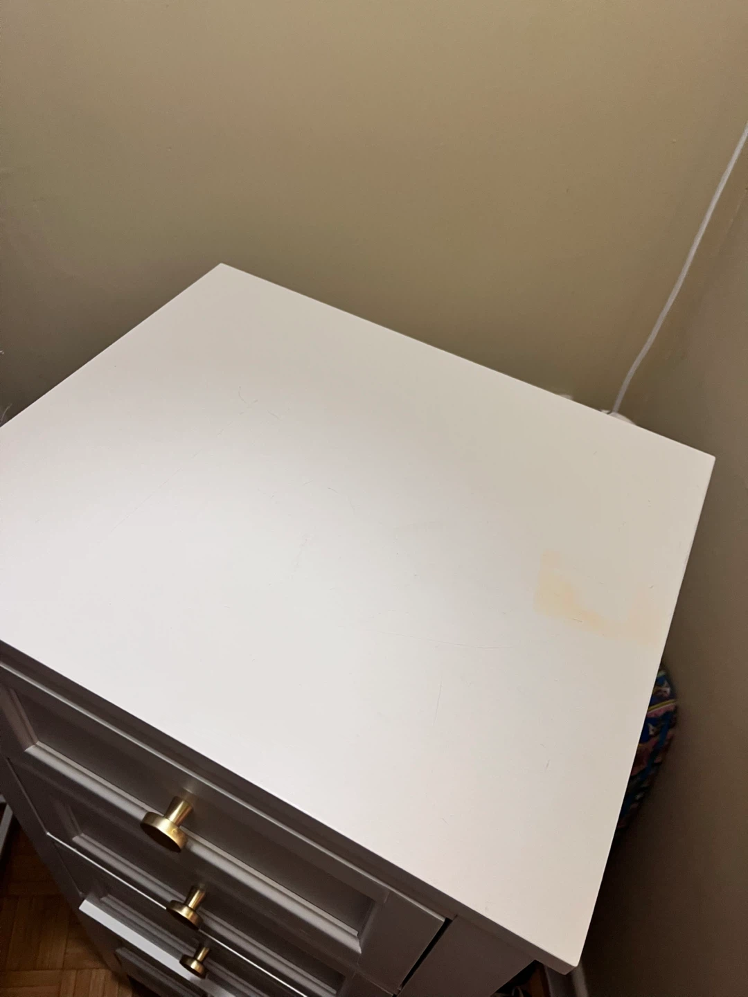 White 5-Drawer Tall Slim Dresser - photo 5