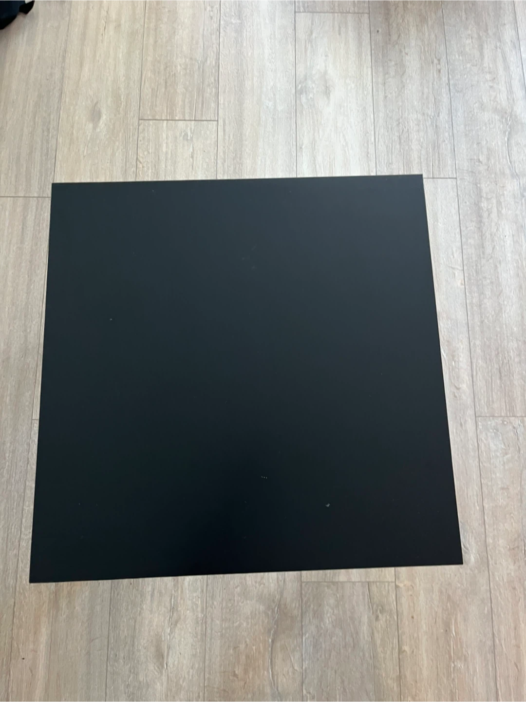 Black square coffee table by ikea , 55*55 cm - photo 3