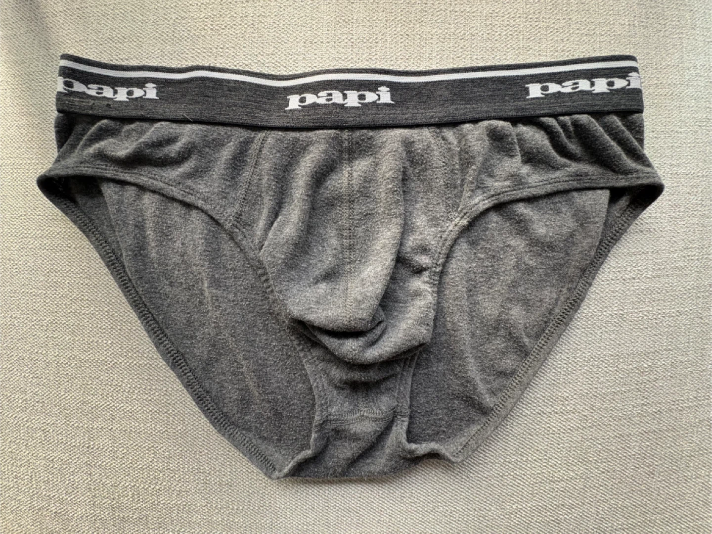 Men’s Underwear - Papi Grey Briefs