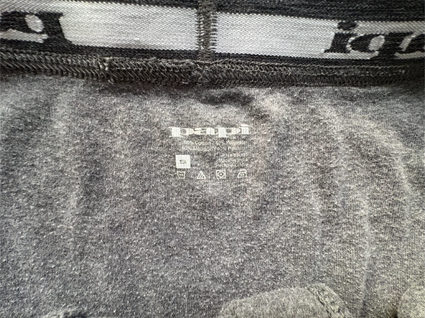 Men’s Underwear - Papi Grey Briefs - photo 3