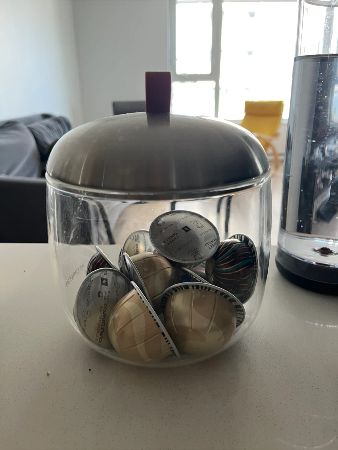 Nespresso Coffee Pods jar