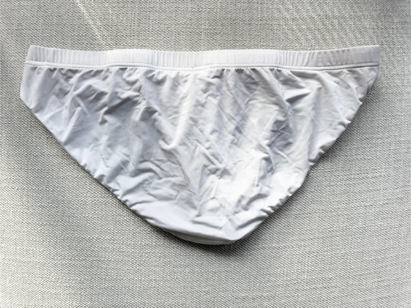 Mens Underwear - White Briefs - photo 2