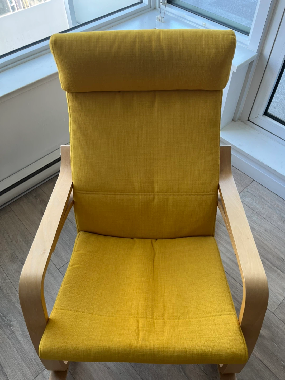 IKEA Yellow Rocking Chair - photo 2