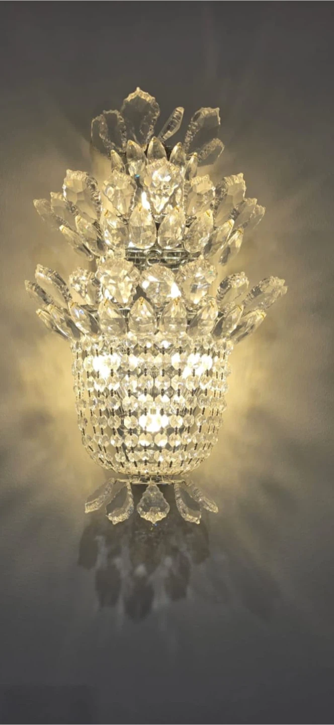 Crystal Sconce Wall Light Fixture - photo 5