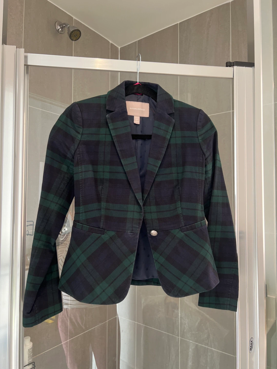 Banana Republic Plaid Blazer