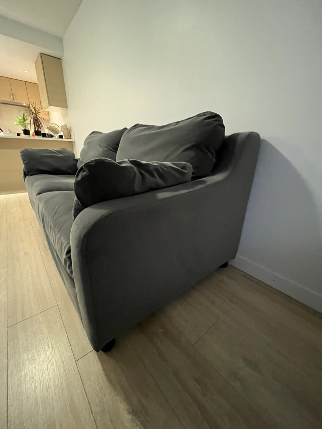 IKEA Grey 3-Seater Sofa, 2*1 meter - photo 3