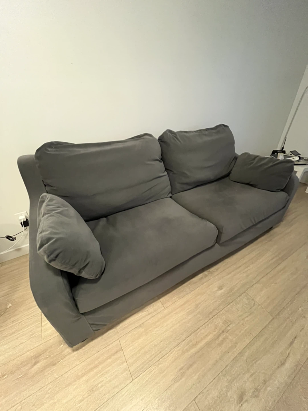 IKEA Grey 3-Seater Sofa, 2*1 meter - photo 2